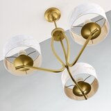Jupiter 2109 - Luster na šipci KASZMIR 3xE27/15W/230V bela/zlatna/dekor mramora | Eponuda.com