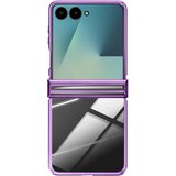 AVIZAR Ovitek za Galaxy Z Flip 7, kromiran z zaščito tečaja, Vijolična, (5000189025) Cene