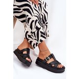 Boto Women's Platform Sandals With Straps And Buckle Black Elimessa | Eponuda.ba