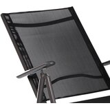 Gardenson Set Zložljivih Vrtnih Stolov Rona, Antracit, 2 Kos | Shoptok.si