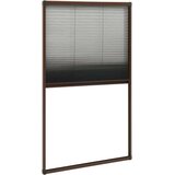  Plise komarnik za okna aluminij rjav 80x160 cm | Shoptok.si