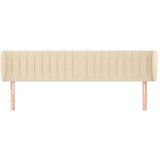  Vzglavje z ušesi krem 163x23x78/88 cm blago | Shoptok.si