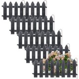 Vilde Grafitna vrtna ograja 20x15 cm 10 kosov., (5000037654) | Shoptok.si