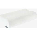  Ergonomski jastuk od memorijske pjene, 30x50x10/7cm, Bijeli Cijene