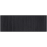  Pravokutni tepih crni 70x200 cm bambus - Crna 70 x 200 cm | shoptok.hr