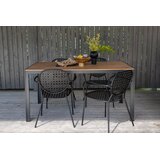 Venture Home Break pravokutni vrtni blagovaonski stol 150 &amp;times; 90 cm, tamnosivi Slike