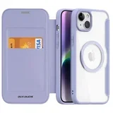 Skin X Pro - Folio Case compatible with MagSafe for Apple iPhone 15 purple