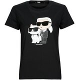 Karl Lagerfeld Majice s kratkimi rokavi IKONIK 2.0 T-SHIRT Črna | Shoptok.si