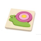 Viga Drvene puzzle 4 dela puž | ePonuda.com