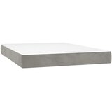 vidaXL Vzmetnica z žepkasto vzmetjo srednje trdote svetlo siva 137x190x20 cm žamet, (5000295172) Cene