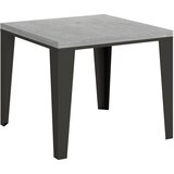 Itamoby   Flame Libra (90x90/180 cm) - siva, barva nog: antracit - preklopna jedilna miza, (20842539) Cene