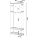 MID.YOU GARDEROBNI OBEŠALNIK | Shoptok.si