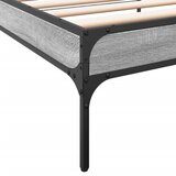  Okvir za krevet boja hrasta 100x200cm konstruirano drvo i metal | shoptok.hr