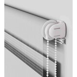 vidaXL zebra senčilo svetlo sivo 165x150 cm tkanina širina 160,9 cm | Shoptok.si