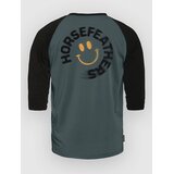 Horsefeathers Mocker Raglan Majica z dolgimi rokavi storm | Shoptok.si