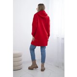 Kesi Reinforced hoodie in red | shoptok.hr