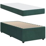  Krevetna konstrukcija Tamnozelena 90 x 190 cm tkanina | shoptok.hr