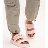 Gemre Pink foam sandals with ruching Coreia | Shoptok.si