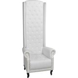  Fotelja sa Visokim Naslonom Bijela 77x65x181 cm | Eponuda.com