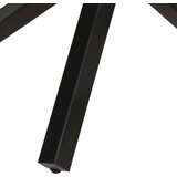 vidaXL Jedilna miza okrogla 100x100x75 cm robusten mangov les | Shoptok.si