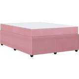  Posteljni okvir z vzmetnico z vzmetnico Roza 160 x 200 cm Žamet, (5000069961) | Shoptok.si