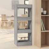 vidaXL Ormarić za knjige / pregrada sivi hrast 40x30x103 cm od iverice cijene