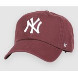 47 Brand MLB NY Yankees '47 Clean Up Kapa s šiltom dark maroon Cene