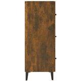  Komoda boja dimljenog hrasta 69,5x34x90 cm konstruirano drvo | shoptok.hr