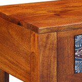  Stranska miza 40x30x36 cm Trd les Acacija | Shoptok.si