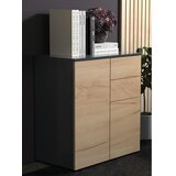 MID.YOU KOMODA, antracit, medeni hrast | Shoptok.si