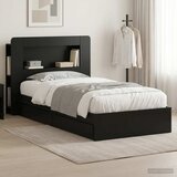  Okvir kreveta s pohranom Crna 75 x 190 cm Konstruirano drvo | shoptok.hr