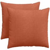 vidaXL Blazine za kavč 2 pcs Rdeče oranžna 50 x 50 cm Žametna tkanina | Shoptok.si