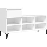 Maison Chic Omarica za obutev - Kopa za čevlje bela 102x36x60 cm inženirski les, (21776473) Cene