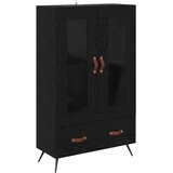  Highboard s ladicama Crni hrast 69,5 x 31 x 115 cm | shoptok.hr