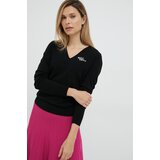Miss Sixty Volnen pulover ženski, črna barva | Shoptok.si