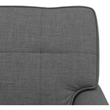  Ležaljka s jastukom Tamno siva 91 x 157 x 91 cm tkanina | shoptok.hr
