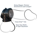 Pipedream Fantasy Rock Hard - prsten za penis i prsten za testise (crni) | shoptok.hr