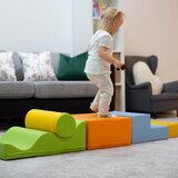  Jastučići za penjanje, meka igrala, 6-dijelni set jastučića za dijete, poligon (svijetle boje) | shoptok.hr
