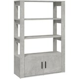  Komoda siva boja betona 80x30x119,5 cm od konstruiranog drva | Eponuda.com