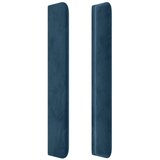  Uzglavlje s ušima tamnoplavo 83x16x118/128 cm baršunasto | shoptok.hr