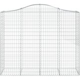  Lučne gabionske košare 12kom 200x50x160/180cm pocinčano željezo | shoptok.hr