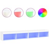 TV ormarići s LED svjetlima 2 kom bijeli 100x30x30 cm | shoptok.hr