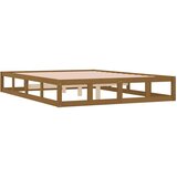  Okvir za krevet boja meda 120 x 190 cm mali bračni drveni | shoptok.hr