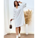 Resti Women's oversize dress with ruffle at sleeves | Shoptok.si
