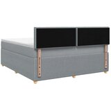  Boxspring krevet s madracem Svjetlosiva 180 x 200 cm Tkanina - Svjetlosiva 180 x 200 cm Dizajn linija | shoptok.hr