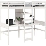 vidaXL okvir za pograd brez vzmetnice bel 80x200 cm trdna borovina | Shoptok.si