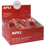 Apli lepilni trak, prosojen, 19 mm x 33 m bel, folija Cene