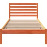  Konstrukcija postelje z vzglavjem Voskast rjav 90 x 200 cm, (5000126200) | Shoptok.si