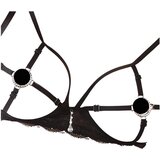 Abierta Fina Sparkling Lace Charm - Komplet grudnjaka (crni) - XL | shoptok.hr