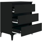  Komoda crna 60 x 35 x 70 cm od konstruiranog drva | Eponuda.com